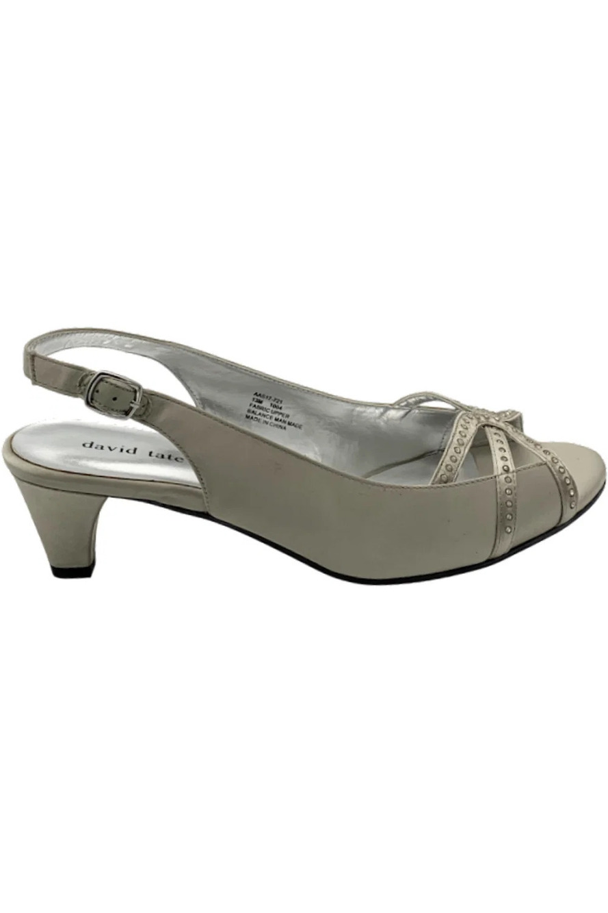David Tate Dress Pumps Regal Silver - Narrow